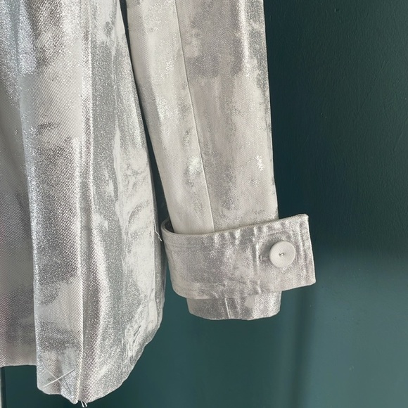 Kenar jacket , white with a silver foiled look - Picture 8 of 8